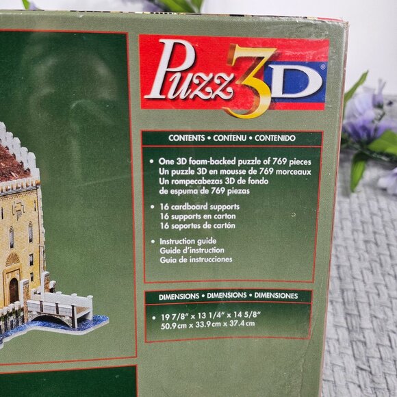 Puzz3D 3D Puzzle Anif Castle Austria Chateau D'Anif Autriche New Sealed 769pc - Picture 11 of 11